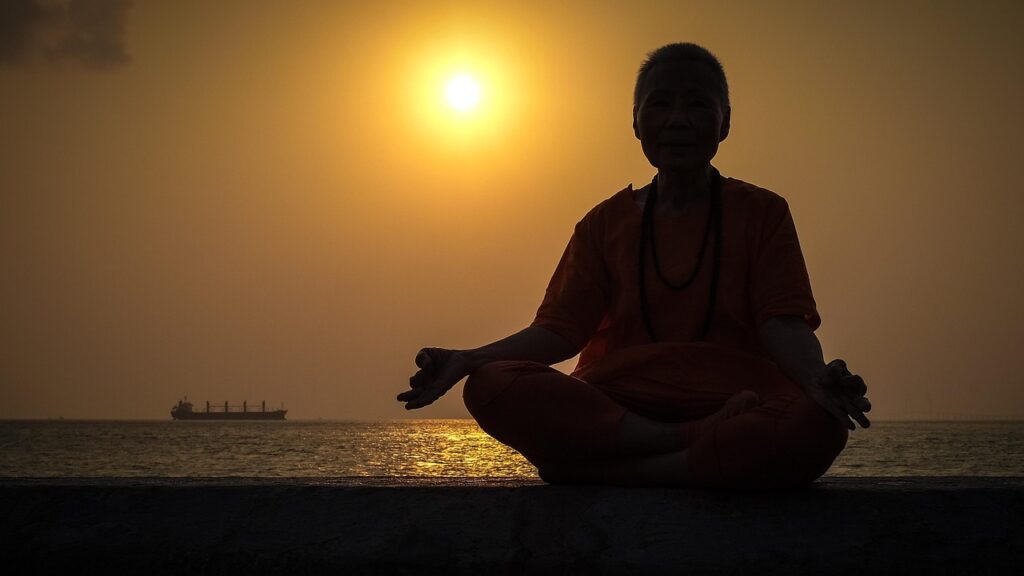 sunset, nature, yoga, portrait, buddha, buddha purnima, brown yoga, brown buddha
