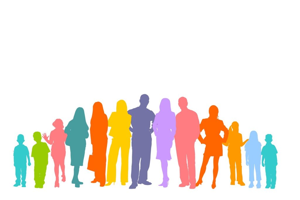 crowd, people, silhouettes, group of people, group, viewers, together, community, cooperation, assembly, collection, company, crowd, crowd, crowd, crowd, crowd, community